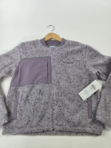 Columbia Stellar Path™ Fleece Bomber Full Zip Lavender Pearl. Shale Purple M