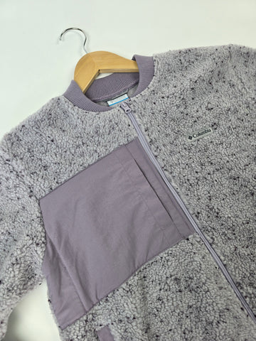 Columbia Stellar Path™ Fleece Bomber Full Zip Lavender Pearl. Shale Purple M