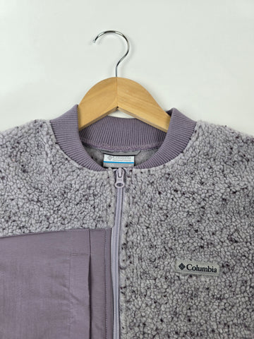 Columbia Stellar Path™ Fleece Bomber Full Zip Lavender Pearl. Shale Purple M