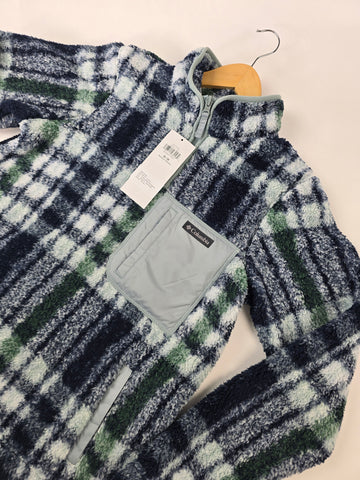 Columbia West Bend™ 1.4 Zip II Crushed Blue Herringplaid M
