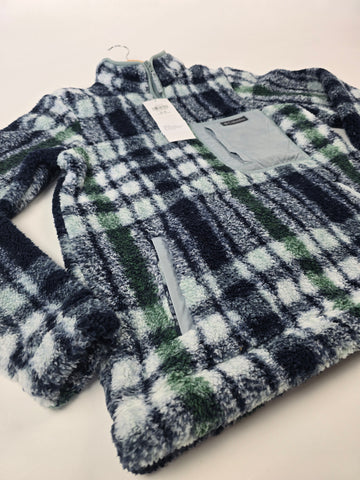 Columbia West Bend™ 1.4 Zip II Crushed Blue Herringplaid M