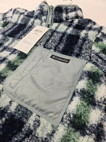 Columbia West Bend™ 1.4 Zip II Crushed Blue Herringplaid M