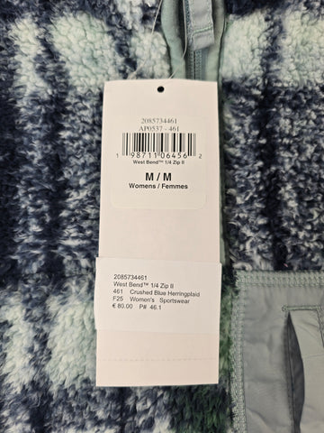 Columbia West Bend™ 1.4 Zip II Crushed Blue Herringplaid M