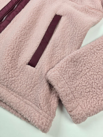 Columbia Juniper Peak™ Full Zip Fleece Eraser Pink. Rich Wine M