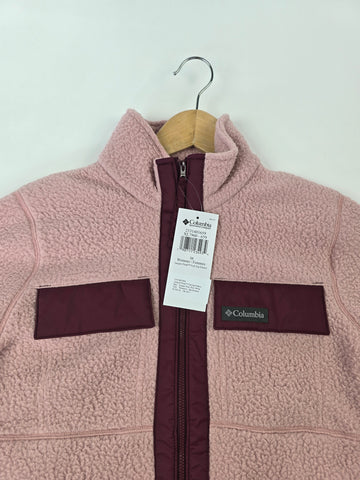 Columbia Juniper Peak™ Full Zip Fleece Eraser Pink. Rich Wine M