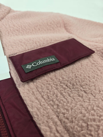 Columbia Juniper Peak™ Full Zip Fleece Eraser Pink. Rich Wine M
