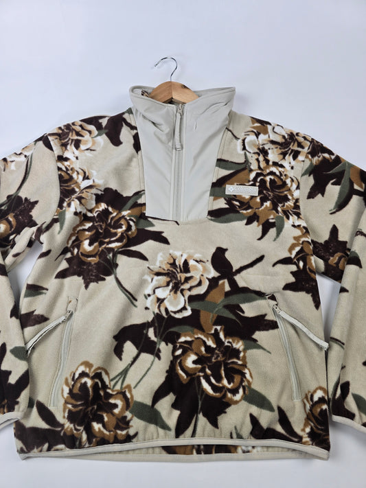 Columbia Sequoia Grove™ Printed Half Zip Dark Stone Blossoming M
