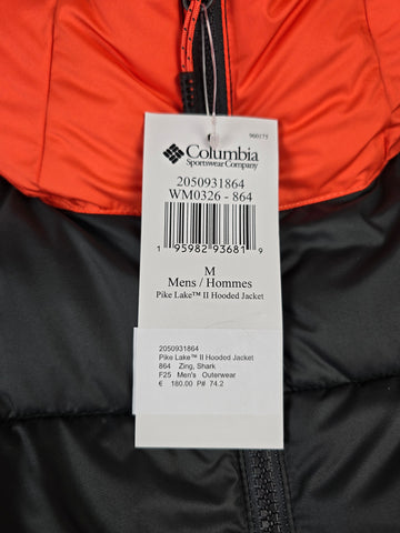 Columbia Pike Lake™ II Hooded Jacket Zing. Shark M