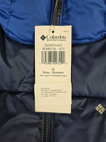 Columbia Pike Lake™ II Hooded Jacket Mountain Blue. M