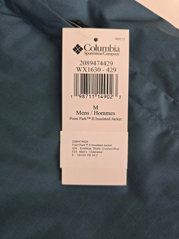 Columbia Point Park™ II Insulated Jacket Everblue. Shark. Crushed Blue M