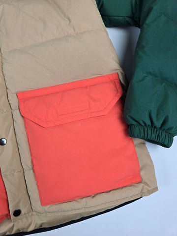 Columbia Wallowa™ Down Hooded Jacket Canoe. Zing. Rain Forest. Black M