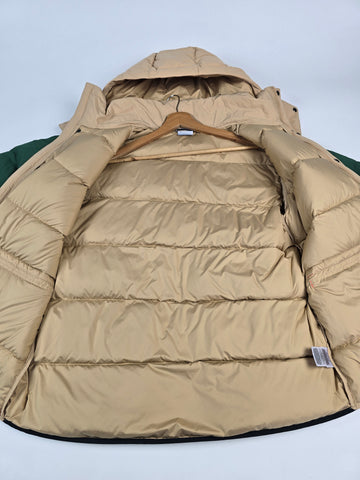 Columbia Wallowa™ Down Hooded Jacket Canoe. Zing. Rain Forest. Black M