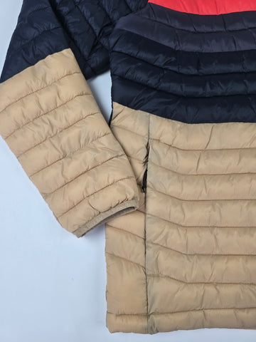 Columbia Powder Pass™ Hooded Jacket Canoe. Black. Zing. Shark M