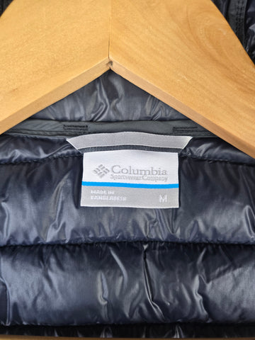 Columbia Powder Pass™ Hooded Jacket Canoe. Black. Zing. Shark M