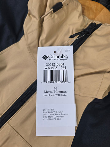 Columbia Inner Limits™ III Jacket Canoe. Black. Tobacco M