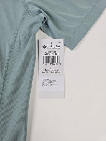 Columbia Zero Rules™ Light SS Crew Crushed Blue M
