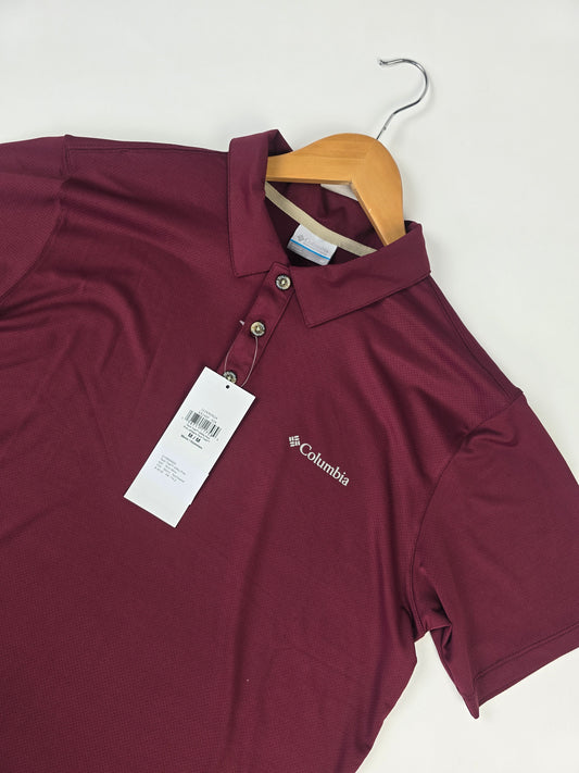 Columbia Tech Trail™ Utility Polo Rich Wine M