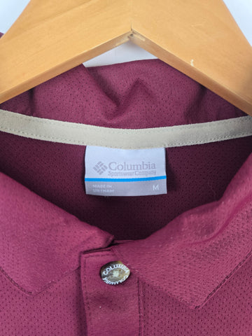 Columbia Tech Trail™ Utility Polo Rich Wine M