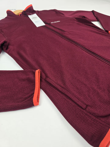 Columbia Essential Hike™ Grid Fleece Full Zip Rich Wine M