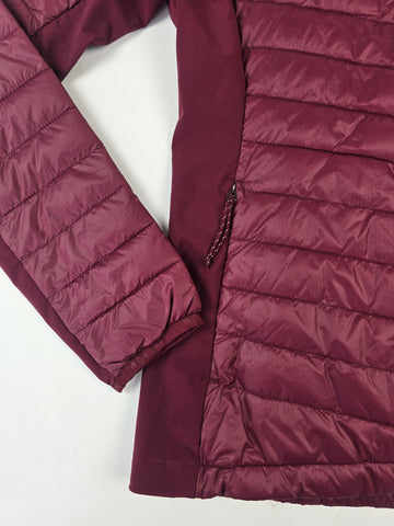 Columbia Powder Pass™ II Hybrid Hooded Jacket Rich Wine S