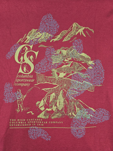 Columbia CSC™ Heritage Graphic Tee Red Dahlia Heritage Mini Heren M