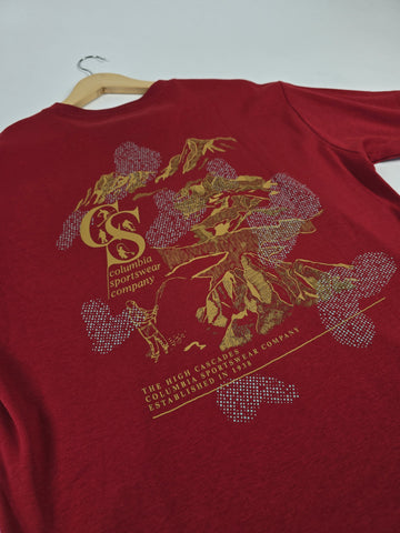 Columbia CSC™ Heritage Graphic Tee Red Dahlia Heritage Mini Heren M
