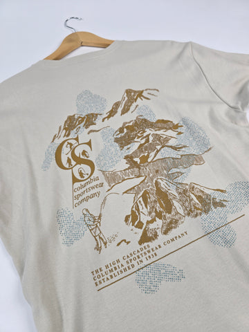 Columbia CSC™ Heritage Graphic Tee Dark Stone Heritage Mini Heren M