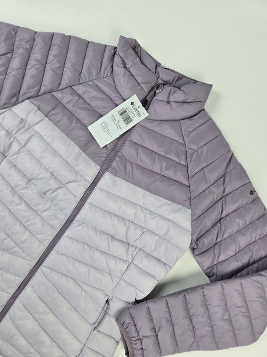 Columbia Powder Pass™ Jacket Lavender Pearl. Shale Purple Dames M