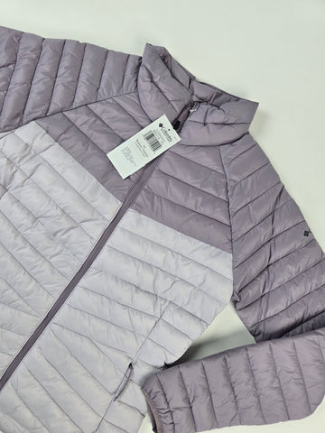Columbia Powder Pass™ Jacket Lavender Pearl. Shale Purple Dames M
