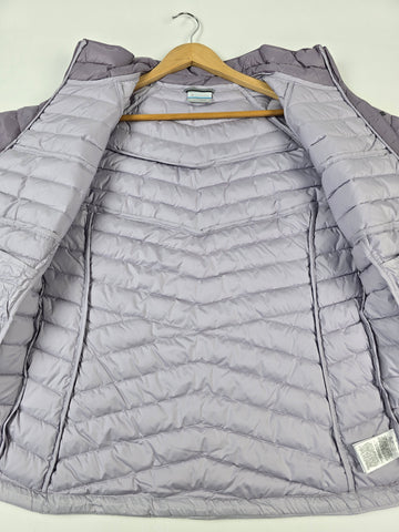 Columbia Powder Pass™ Jacket Lavender Pearl. Shale Purple Dames M