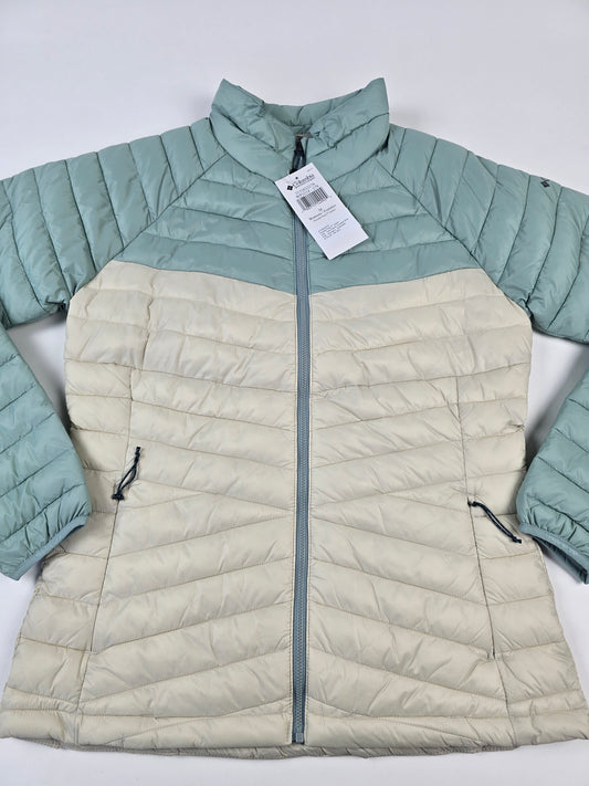 Columbia Powder Pass™ Jacket Dark Stone. Crushed Blue Dames M