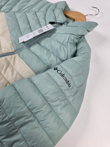 Columbia Powder Pass™ Jacket Dark Stone. Crushed Blue Dames M