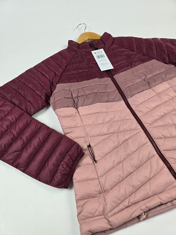 Columbia Powder Pass™ Jacket Eraser Pink. Fig. Rich Wine Dames M