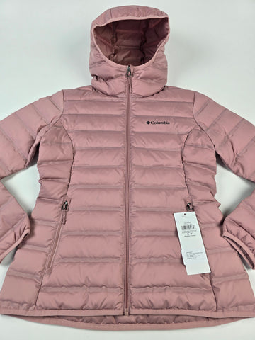 Columbia Lake 22™ II Down Hooded Jacket Eraser Pink Dames M