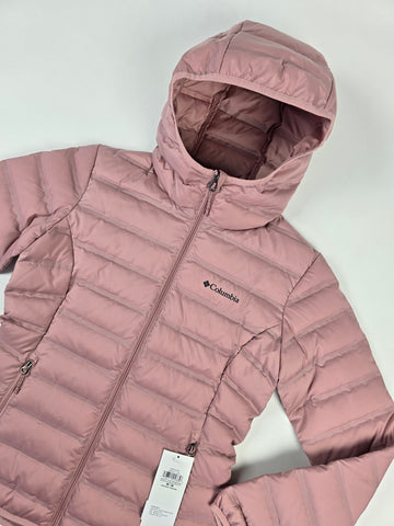 Columbia Lake 22™ II Down Hooded Jacket Eraser Pink Dames M