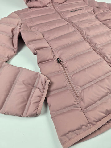 Columbia Lake 22™ II Down Hooded Jacket Eraser Pink Dames M