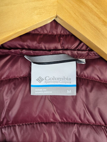 Columbia Corelite™ Down Hooded Jacket Rich Wine Dames M