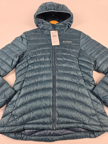 Columbia Corelite™ Down Hooded Jacket Everblue Dames M