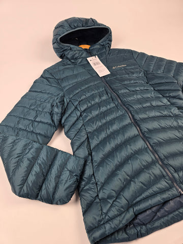 Columbia Corelite™ Down Hooded Jacket Everblue Dames M