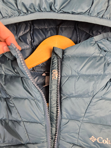 Columbia Corelite™ Down Hooded Jacket Everblue Dames M