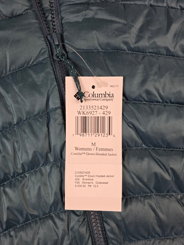 Columbia Corelite™ Down Hooded Jacket Everblue Dames M