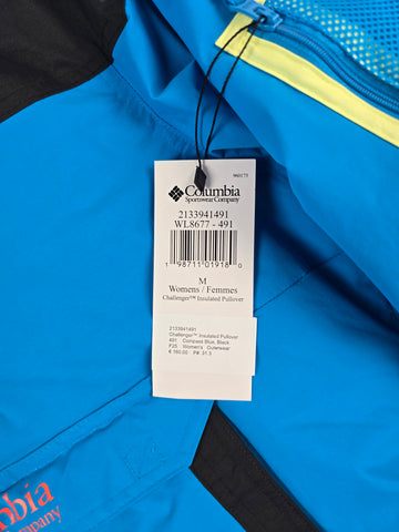 Columbia Challenger™ Insulated Pullover Compass Blue. Black Dames M