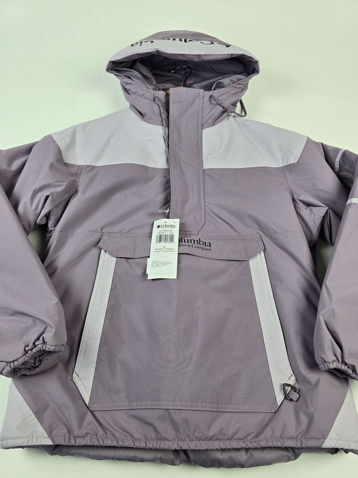 Columbia Challenger™ Insulated Pullover Shale Purple. Lavender Pearl Dames M