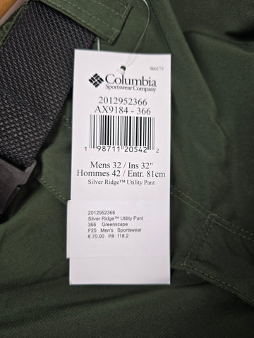 Columbia Silver Ridge™ Utility Pant Greenscape Heren M