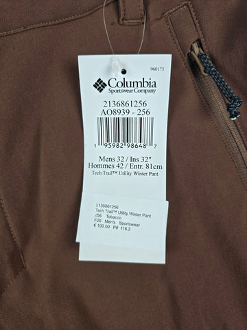 Columbia Tech Trail™ Utility Winter Pant Tobacco Heren M