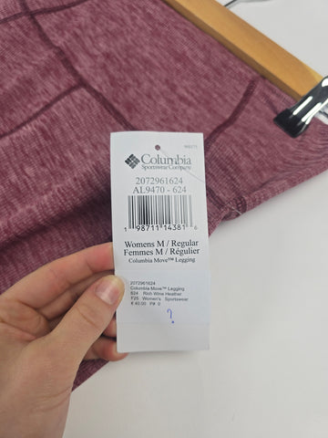 Columbia Columbia Move™ Legging Rich Wine Heather Dames M