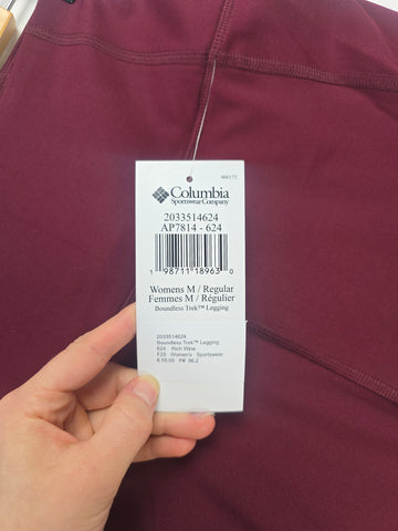 Columbia Boundless Trek™ Legging Rich Wine Dames M