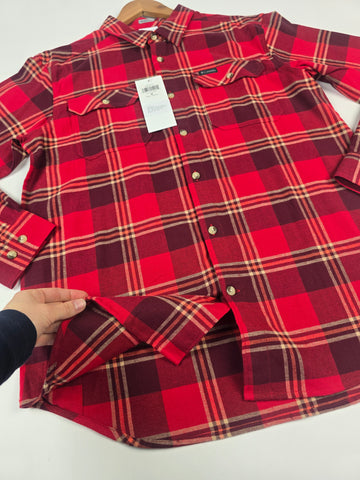 Columbia Flare Gun™ Stretch Flannel Mtn Red Trails Edge Plaid Heren M