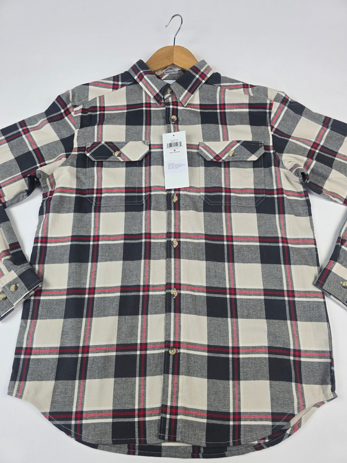 Columbia Flare Gun™ Stretch Flannel Dark Stone Trails Edge Plaid Heren M