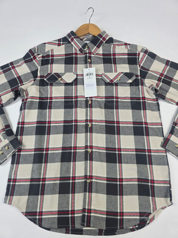 Columbia Flare Gun™ Stretch Flannel Dark Stone Trails Edge Plaid Heren M